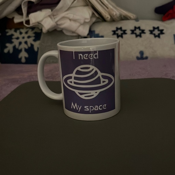 12 oz. Coffee mug. Custom made designed space. - Picture 2 of 2